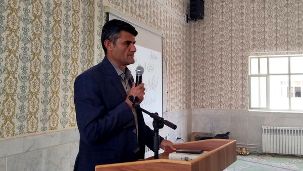 تجلیل از دانش‌آموز خبرنگاران پانا در لردگان