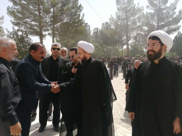 امامزاده سین حسن روستای میرآباد، میزبان مسئولان شهرستان خلیل‌آباد