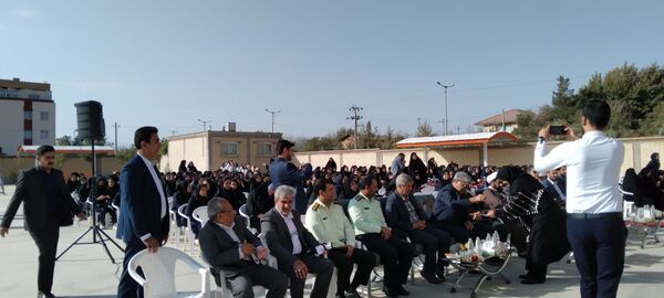 آئین بازگشایی مدارس در شهرستان گلبهار