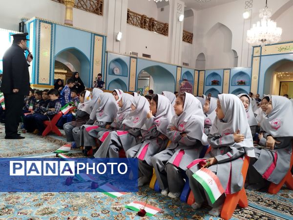 شادی و رنگ در جشن شکوفه‌ها در حرم امام رضا (ع)