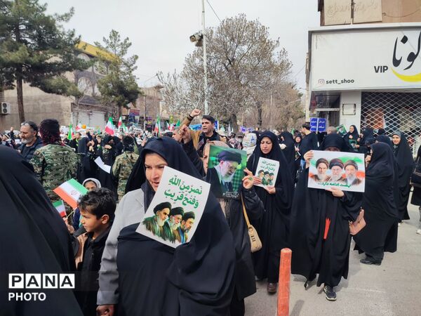 قاب پانا میزبان راهپیمایی روز قدس در شهرستان نیشابور 