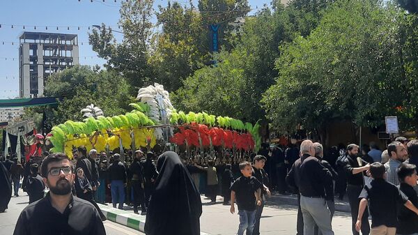جاماندگان اربعین حسینی در مسیر حرم مطهر امام مهربانی