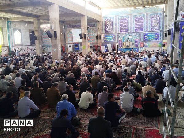 نماز  عبادی سیاسی جمعه نیشابور در روز ولادت حضرت زینب (س) و روز پرستار 