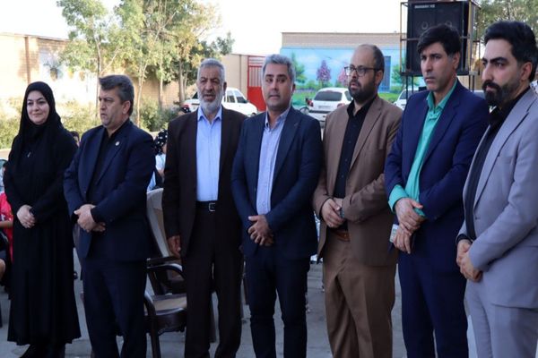 آیین افتتاح کلاس ورزش مدرسه ۲۲ بهمن روستای مندکان شهرستان پاکدشت  