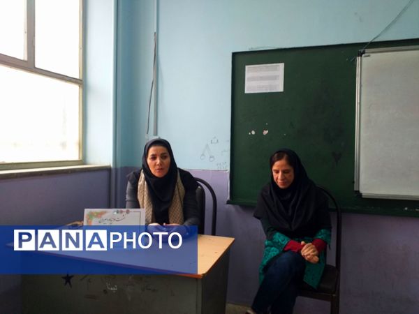 جشنواره همیار معلم در دبیرستان دخترانه شهید همت ملارد