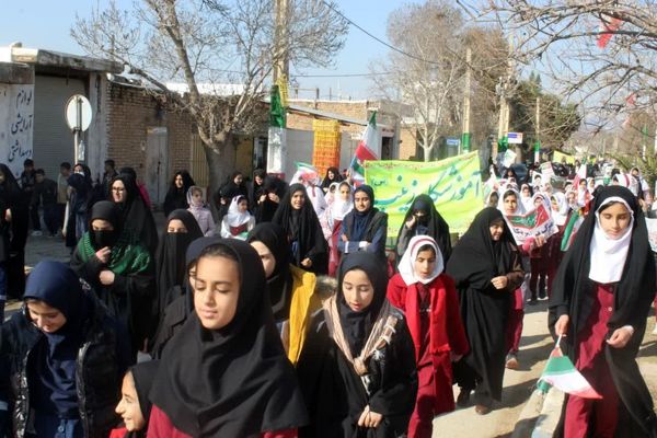 راهپیمایی یوم‌الله ۲۲ بهمن در منطقه کوهنانی