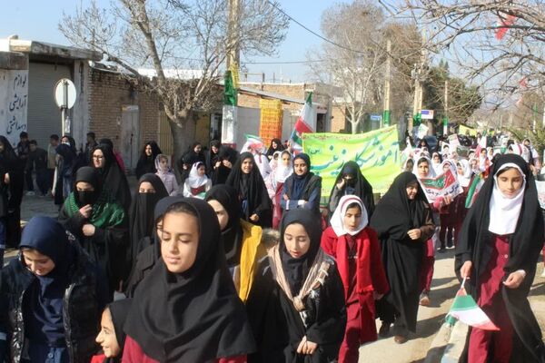 راهپیمایی یوم‌الله ۲۲ بهمن در منطقه کوهنانی