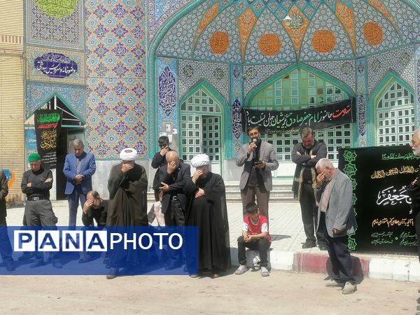 دسته‌روی هیات مذهبی سملقان در سالروز شهادت امام جعفر صادق(ع)