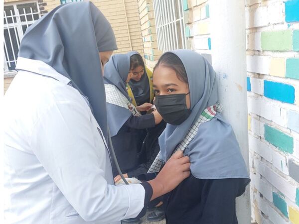 بیست و هفتمین مانور زلزله در دبیرستان دخترانه دانشور 2 