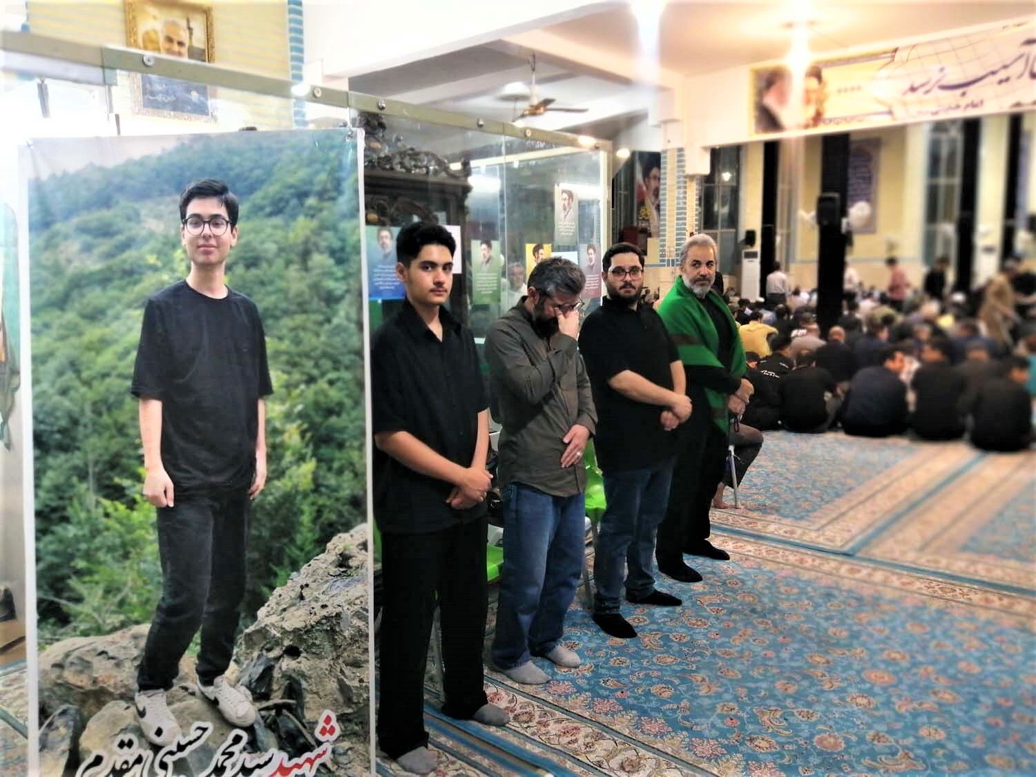 بزرگداشت چهلمین روز شهادت دانش‌آموز «سیدمحمد حسینی مقدم» در قم