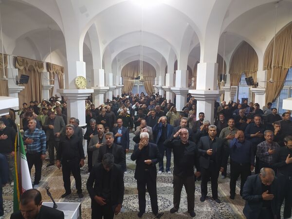 مراسم بزرگداشت شهید خادم آیت الله سید ابراهیم رئیسی و همراهانشان در خلیل آباد