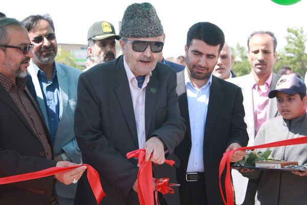 آیین افتتاحیه بزرگترین زمین چمن مصنوعی آموزش و پرورش خراسان رضوی در حاشیه شهر مشهد 