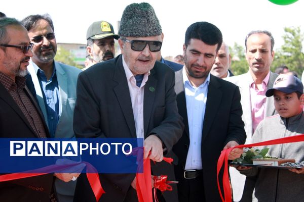 آیین افتتاحیه بزرگترین زمین چمن مصنوعی آموزش و پرورش خراسان رضوی در حاشیه شهر مشهد 