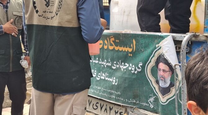 نذر خدمت گروه جهادی شهید عباس دانشگر و پایگاه علی ابن ابی طالب 