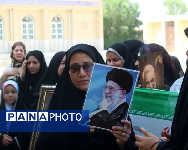 حضور مردم ولایت‌مدار شهرستان فراشبند پای صندوق‌های رای