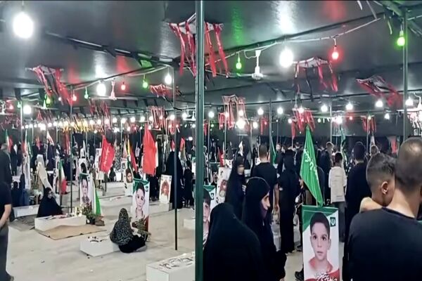آیین معنوی «شام غریبان» حسینی در مدرسه شجره طیبه میناب