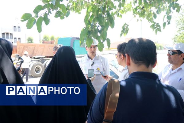 بازدید اصحاب رسانه قم از پروژه‌های در حال تکمیل شهرداری 