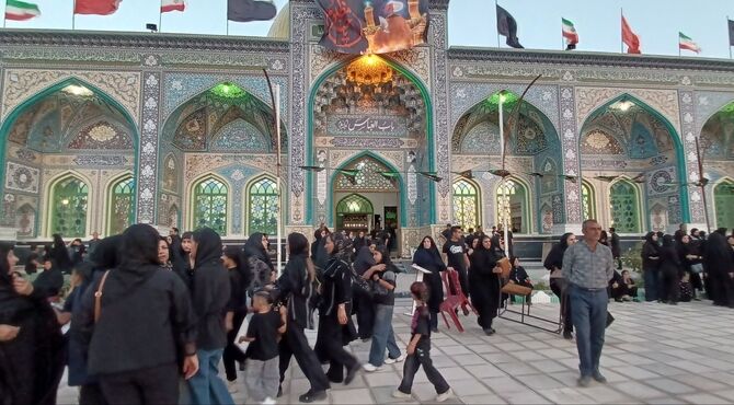 مردم زرند، سوگوار امام حسین(ع)