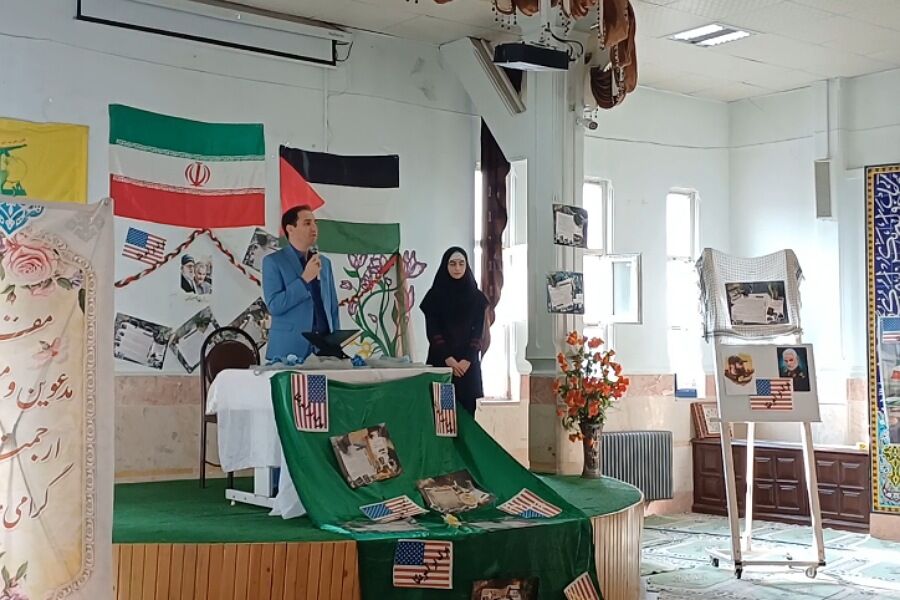 جشن پیروزی مردم غیور فلسطین بر رژیم غاصب صهیونیست در مدارس شهریار