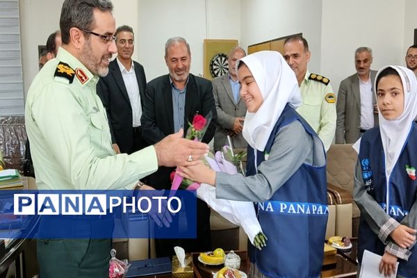 دیدار مدیرکل آموزش وپرورش اردبیل با فرمانده نیروی انتظامی استان 