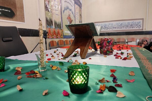 برگزاری محفل انس با قرآن کریم در دارالقرآن آیت‌الله قرائتی شهرری