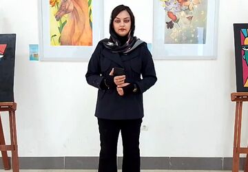 برگزاری نمایشگاه انفرادی طراحی و نقاشی در دیواندره