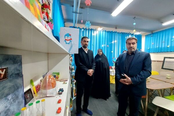 افتتاحیه اتاق بازی- یادگیری، کتابخانه و اتاق هوشمند دبستان دکتر اکبری باقرشهر 