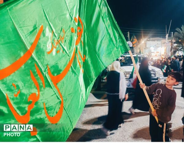 اربعین رهبر شهید انقلاب و شهدای میناب در گلوگاه 