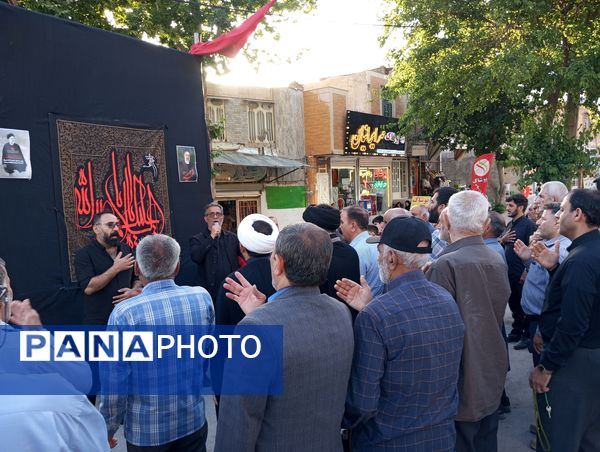 مراسم عزاداری سیدالشهدای خدمت در لرستان