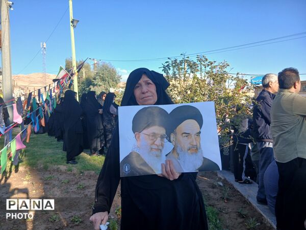 اجتماع بزرگ شهادت سید علی خامنه ای در پلدختر 