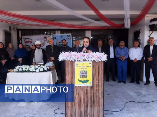 مانور بازگشایی مدارس عباس آباد 