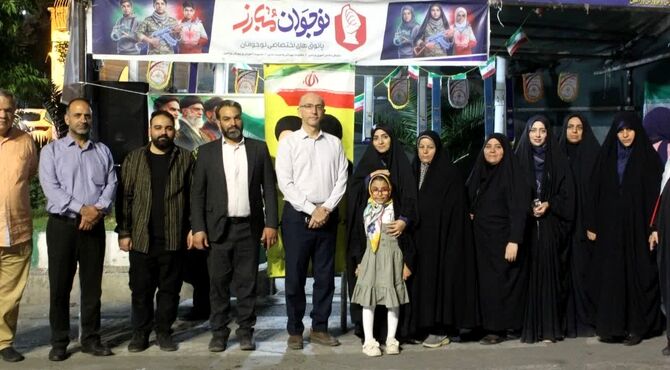 برپایی موکب شهدای دانش‌آموز ورامین