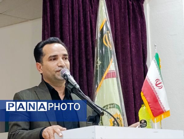  آیین و تکریم فرمانده نیروی انتظامی شهرستان خلیل آباد 