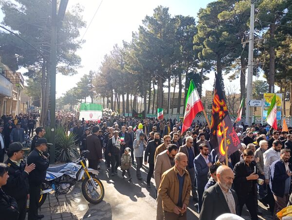راهپیمایی در محکومیت تروریست های مسلح در تربت حیدریه