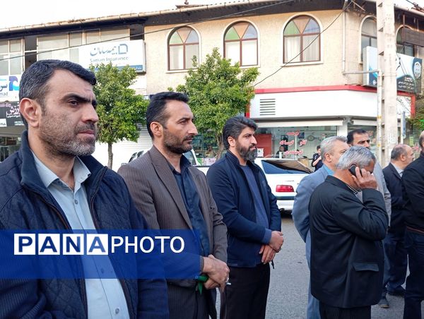 تجمع مردم شهرستان نور در حمایت از عملیات وعده صادق