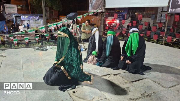میدان شهر در شب اربعین حسینی