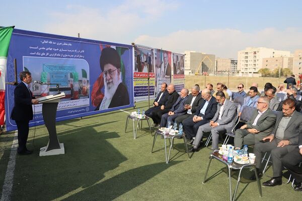تداوم نهضت مدرسه‌سازی در کهریزک، خشت‌گذاری مدرسه ۱۵ کلاسه در مسکن مهر