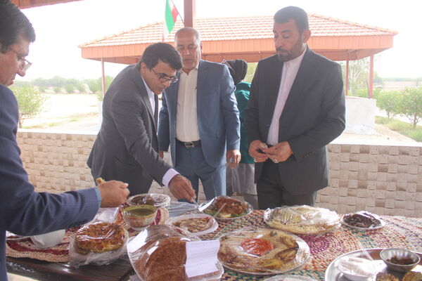 جشنواره غذا و صنایع دستی در اردوی تمشک دختران استان بوشهر