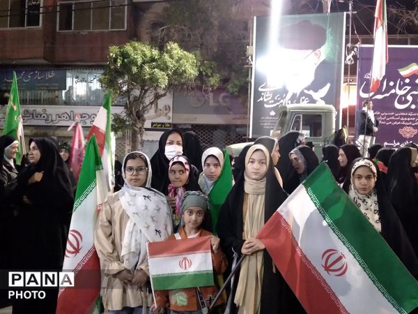 تجمعات شبانه در هفتاد و چهارمین شب در سامن