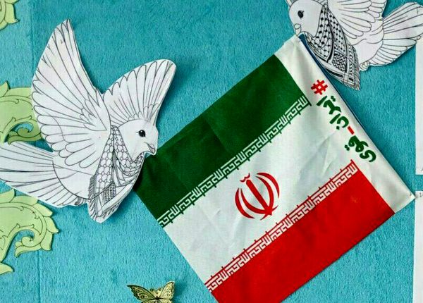 مراسم روز بصیرت و میثاق امت با ولایت در دبیرستان مرحوم میری روستای بزنجرد خلیل آباد