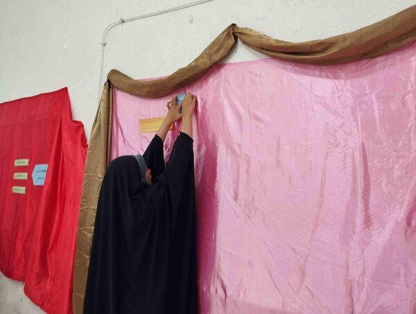 برگزاری نمایشگاه انجمن اسلامی در شهرستان سملقان