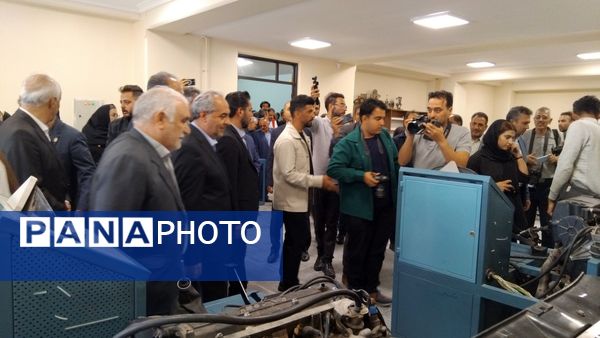 آیین افتتاحیه هنرستان ۱۸ کلاسه حاج حسن شهبازی اهر