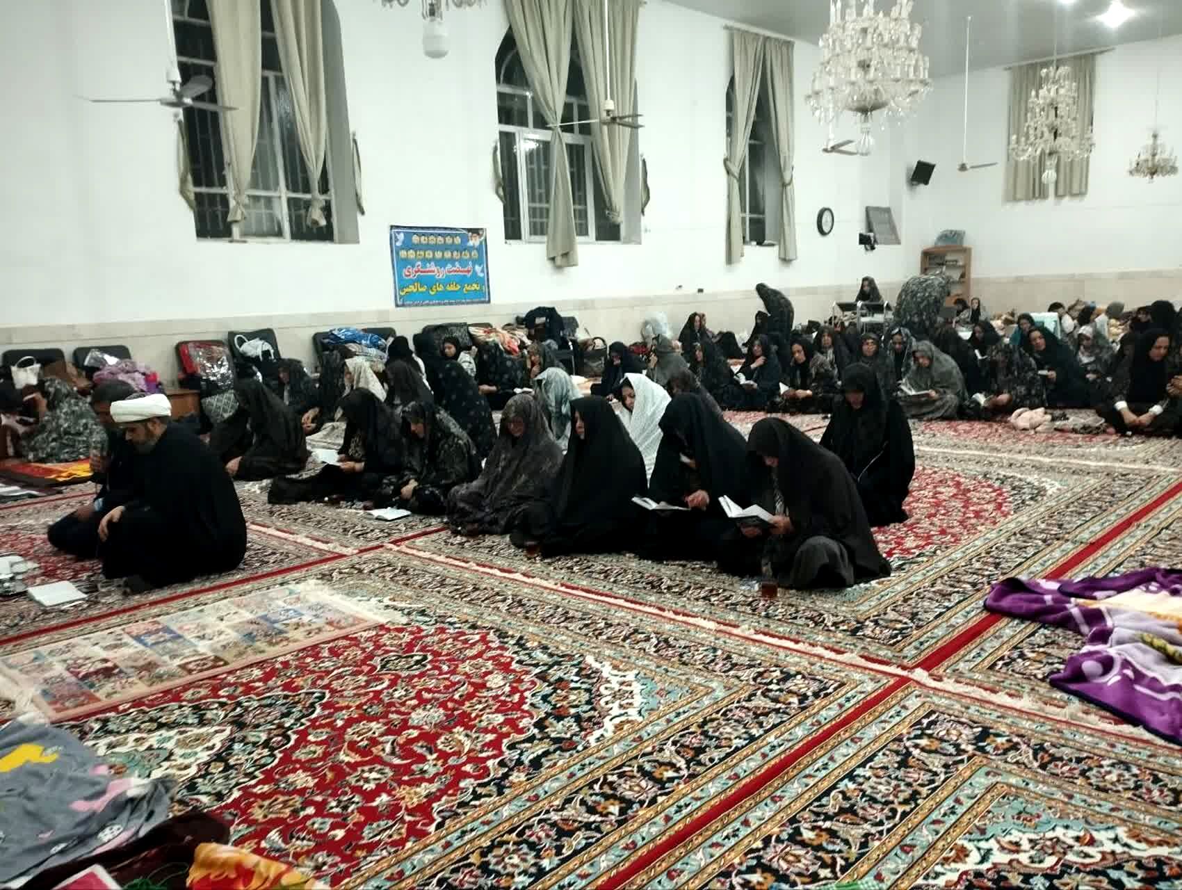 عزاداری شب شهادت حضرت زینب سلام الله علیه در‌ شهرستان خلیل آباد