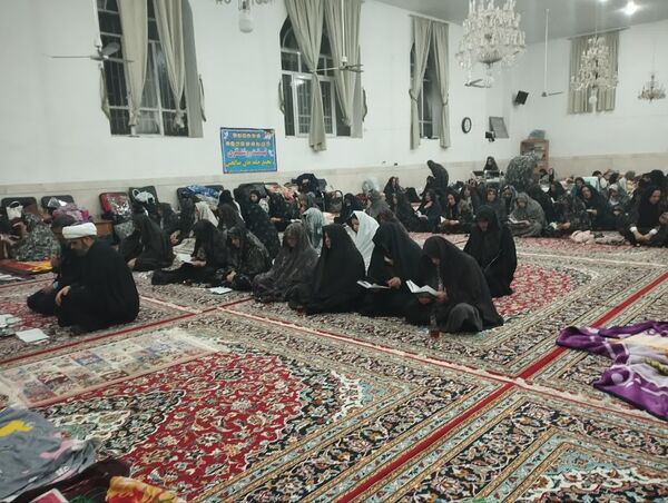 عزاداری شب شهادت حضرت زینب سلام الله علیه در‌ شهرستان خلیل آباد