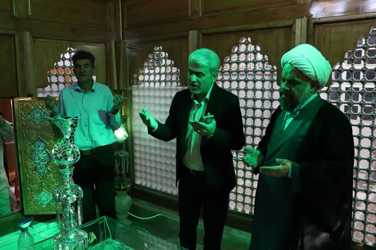 عطر معنویت در آستان بی‌بی سکینه (س) صفادشت