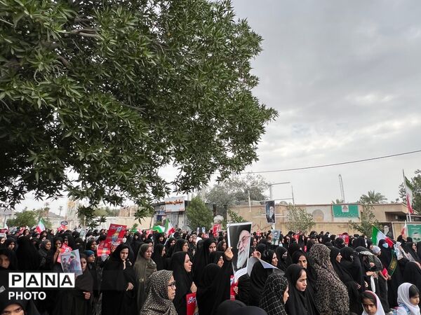 حضور حماسی قلعه گنج در روز قدس