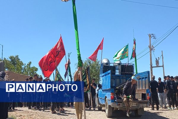 مراسم گرامیداشت تاسوعای حسینی در روستای گزکوه 