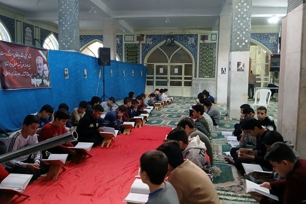  اعتکاف دانش‌آموزی در شهرستان بن