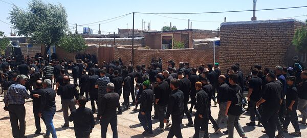عزاداری ظهر عاشورا در روستای حسن آباد بلهر 
