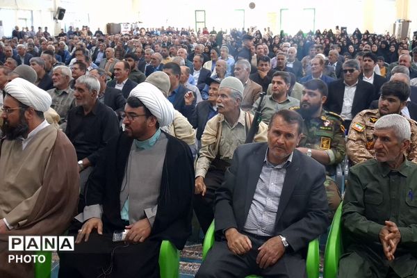  آیین تکریم و معارفه فرمانده ناحیه مقاومت بسیج شهرستان باشت
